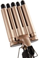 Geemy GM-2933 five-wave curling iron 17 mm ceramic coated five-wave curling iron Geemy Hollywood curl styling device