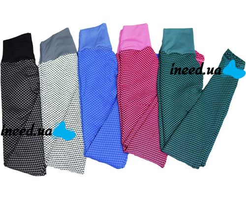 Женские спортивные леггинсы Staples Scrunch Bum Черные с завышенной высокой талией и эффектом пуш-ап утягивающие бесшовные лосины для фитнеса push up