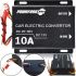 Автомобільний понижуючий інвертор PowerOne Plus DC / DC 24V-12V 10A 120W, Авто перетворювач напруги GS-10A 24В-12В постійного струму Автоінвертор