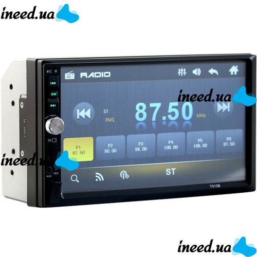 Автомагнитола 2Din Pioneer 7022 USB, SD, MP5, TF, FM, Bluetooth с сенсорным экраном 7 дюймов и пультом на руль, автомобильный плеер Пионер 2 Дин