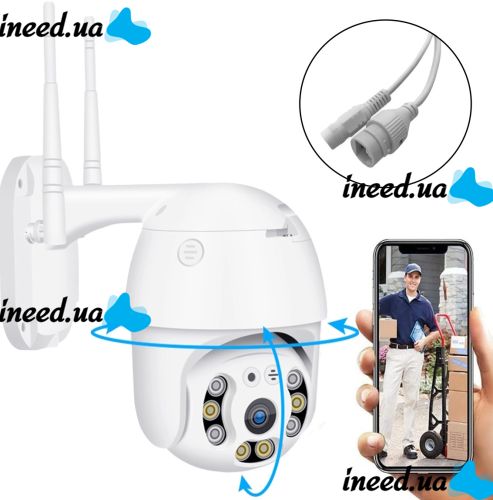 Outdoor Rotary IP Surveillance Camera CAMERA CAM 6 N3 WIFI 360/90 2.0MP Outdoor Surveillance with Remote Access HD-68, V-5, Y08