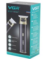 Профессиональная беспроводная машинка VGR V-957 для стрижки волос и бороды, Аккумуляторный USB триммер для окантовки и ухода за бородой и усами V 957