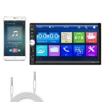 Автомагнитола 2Din Pioneer 7022 USB, SD, MP5, TF, FM, Bluetooth с сенсорным экраном 7 дюймов и пультом на руль, автомобильный плеер Пионер 2 Дин