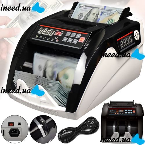 Счетная машинка Bill Counter MG-5800 машинка для счета и проверки купюр с ультрафиолетовым и магнитным детектором валют, счетчик банкнот с фасовкой