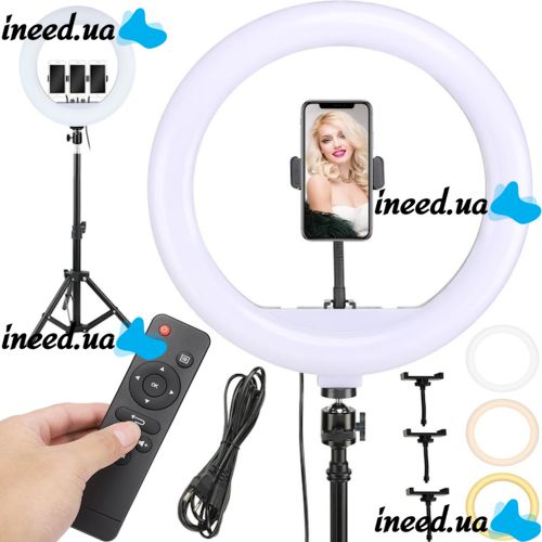 Studio Ring LED Lamp Ring Fill Light RL-21 60W with Tripod 54cm 21" Professional LED for Photo, Selfie Ring with Remote Control and Bag
