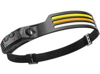 Налобный аккумуляторный фонарик COBA CB-689-3 COB с датчиком движения и красным светом Светодиодный фонарь XPE LED с креплением на голову 8 режимов