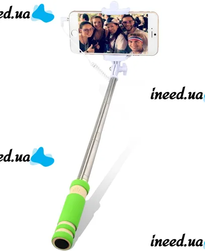Мини монопод штатив для селфи Mini Monopod Z07-5 E портативная селфи палка 50 см селфи-монопод с кнопкой и кабелем для Android и IOS от AUX