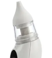 Детский аккумуляторный назальный аспиратор Baby Nasal Aspirator NS-D1004 электрический соплеотсос для носа с насадками и встроенной музыкой от USB