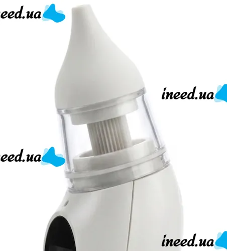 Детский аккумуляторный назальный аспиратор Baby Nasal Aspirator NS-D1004 электрический соплеотсос для носа с насадками и встроенной музыкой от USB