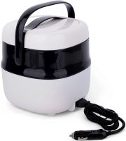 Автомобильная мультиварка Car Electric Rice Cooker M20A 2 л сенсорный мультиповар с подогревом и таймеров 6 режимов от прикуривателя 12V 24V