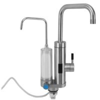 Faucet ZSWK-D02 flow-through water heater with LCD display with water purification filter, Electric heater in the form of a 220V faucet bottom connection