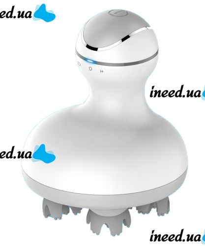 Wireless Waterproof Massager Smart Scalp Massager ST-701 for Head, Neck and Shoulders Rechargeable Massager for Cats and Dogs Verte-X 3D White