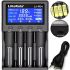 LiitoKala Lii-PD4 universal battery charger with LCD display indicator for 18650 batteries for 4 batteries