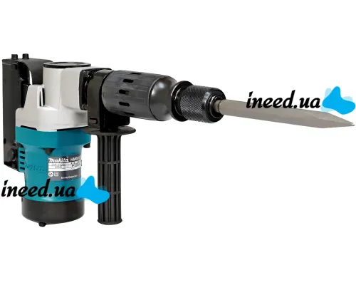 Электрический отбойный молоток Makita HM0810T SDS-Max 900W 2900 уд/мин профессиональный ударный инструмент для демонтажа с зубилами в кейсе от сети