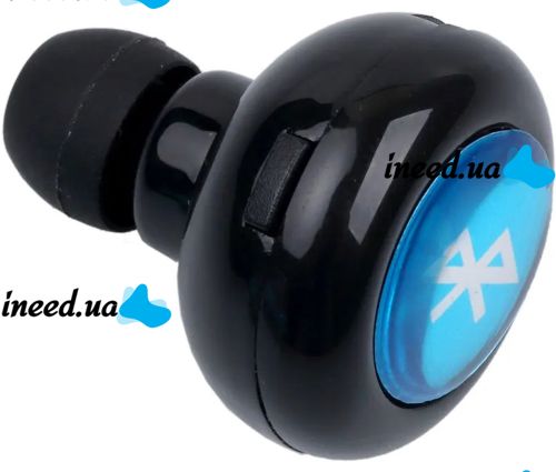 Беспроводные стерео наушники AirBeats Bluetooth mini 4.0 Black вакуумная гарнитура с встроенным микрофоном и шумоподавлением для IOS и Android Черные