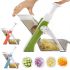 Universal Manual Grater Slicer Safe Mandoline Slice Chopper for Vegetables and Fruits, Multifunctional Multi-slicer Vegetable Slicer with Container