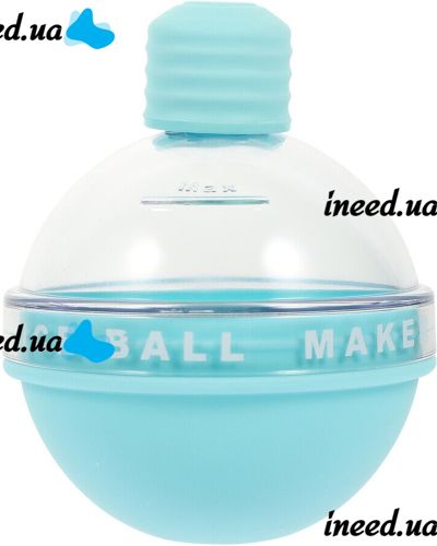 Spherical Ice Ball Shape Ice Ball Maker Silicone Sphere with Watering Can for freezing and Storing round ice for cocktails and whiskey