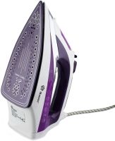 Domotec MS-2201 Electric Steam Iron with 2200W Water Tank Ceramic Sole with Steam and Dry Ironing Mode for Clothes Purple