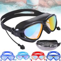 Очки для плавания Conquest Uv Shield Anti-Fog защитная маска с двойным регулируемым ремешком, берушами и защитой от УФ в чехле для бассейна 17х5 см