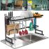 Dish Dryer above the Sink Storage Shelf Sink Rack XL-738 Two-tier Drying Shelf, Desktop Organizer for the sink XY-6203 Black