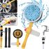 Rotating Hose Nozzle Water Blast Cleaner Roto Brush MC-1065 Washing and Cleaning Kit with Microfiber Brush and Car Tank