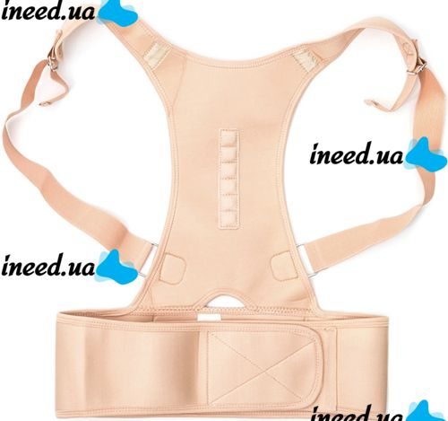 Magnetic Fixing Posture Corrector Spime Performance Pro Man L XL Orthopedic Corset Bandage for Slouching and Back Alignment with 12 Magnets