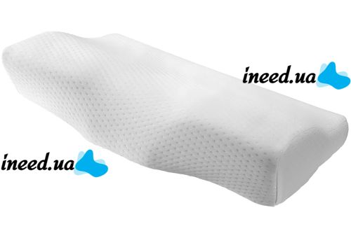 Ортопедическая подушка с эффектом памяти Memory Latex Pillow TV50092 анатомическая гипоаллергенная подушка с двумя валиками для поддержки шеи и плеч