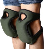 Садовые наколенники Knee Pads универсальная защитная пара наколенников из пены для строительства, огорода, ремонтных и садовых работ 23х46 см Хаки