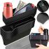 Car Slot Organizer Cup Holder Car Organizer Green Lion 2 pieces between the Seats for Storing Small Items Holder on the Car Seat Black