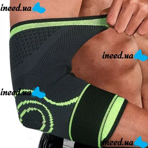Фиксатор локтевого сустава Elbow Support ST-2506 эластичный бандаж, фиксатор, универсальный спортивный налокотник на локоть с фиксирующим ремнем