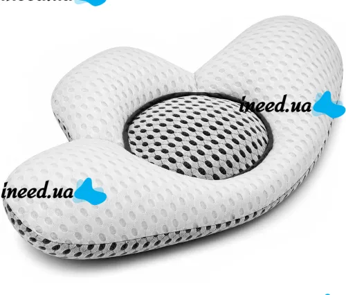 Ортопедическая подушка под поясницу Lumbar Support Pillow SP4817 анатомическая поясничная подушка для поддержки спины и позвоночника 48х30х8 см