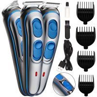 Gemei GM-587 cordless hair trimmer is a professional cordless beard and mustache trimmer with interchangeable attachments.