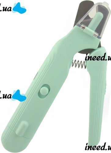 Триммер когтерезка Nail Cutter PC-666 2 в 1 триммер-пилка для стрижки когтей собак и котов, автоматическая пилка с ограничителем и подсветкой от USB