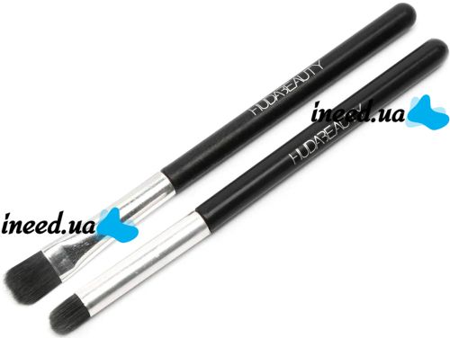 Набор кистей для макияжа Huda Beauty 12 штук, кисти для профессионального макияжа глаз, губ и лица, кисточки в металлической коробке