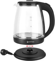 Electric kettle Bitek BT-3110 1.8L disc glass Electric Kettle with LED Backlight, Operation Indicator and auto-off Bitek 2400W