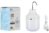 Аккумуляторная кемпинговая LED лампа X-BAIL HY-701 10W подвесной светодиодный аварийный светильник с крючком для подвешивания USB Solar BL-701