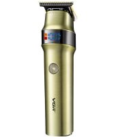 Беспроводная машинка для стрижки волос VGR V-991 5W 4 сменные насадки, аккумуляторный мужской триммер для окантовки бороды и усов с LED дисплеем USB