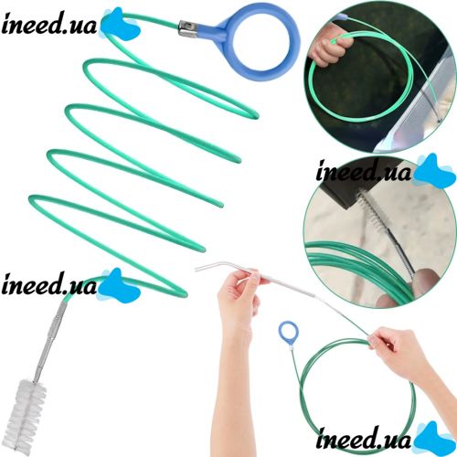 Автомобильный очиститель дренажа Sunroof Pipe Cleaning Brush XL-743 5 м гибкая щетка для прочистки шлангов, стока люка, длинных труб в авто XL743