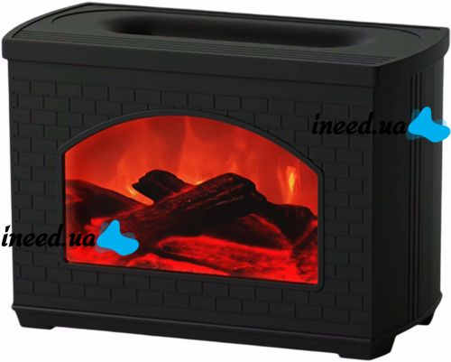 Увлажнитель воздуха Камин с эффектом пламени Fireplace Humidifier LT-9058 270 мл ночник аромадиффузор с имитацией огня и светодиодной подсветкой USB