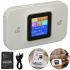 Портативный роутер модем с экраном Wireless Mobile Wi-Fi Pro MF68E 4G/5G аккумуляторный вай фай маршрутизатор со слотом сим карты и съемной батареей
