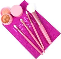 Большой подарочный набор косметики Kylie I Want It All Pink 23 в 1 декоративная косметика для лица помада, тени, кисти для макияжа и пудра Розовая
