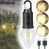 Rechargeable Hanging Carabiner Light Bulb X-Balog HK-169B Hanging Rechargeable LED Flashlight with Carabiner for Emergency Lighting USB