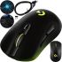 Ігрова комп'ютерна миша Logitech G703 Lightspeed Hero 16K бездротова геймерська мишка з акумулятором, RGB підсвічуванням для комп'ютера Чорна
