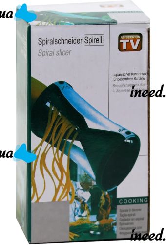 Ручная спиральная терка Spiral Slicer ST-86 овощерезка для шинковки корейской моркови, овощей и фруктов соломкой, спиральный слайсер 13x7 см Черный