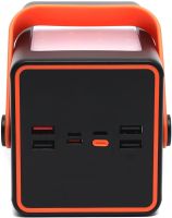 Портативное зарядное устройство Power Bank Solar Energy YM-655 100000mAh с фонариком USB внешний аккумулятор повербанк JS-658