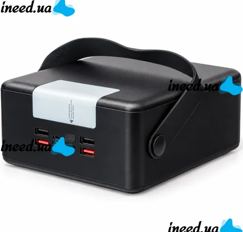 Портативное зарядное устройство Power Bank Borofone BJ85 100000mAh 22.5W 4USB 2TYPE-C с быстрой зарядкой, внешний аккумулятор повербанк с фонарем