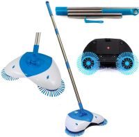 Mechanical Mop Broom Hurricane Spin Broom M24 Universal Brush with Telescopic Handle 110 cm for Dry Floor Cleaning with vacuum cleaner Effect