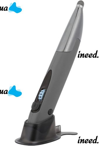 Беспроводная оптическая мышь Pocket Wireless Pen Mouse Fairy сенсорная перезаряжаемая ручка пульт для рисования 1000 DPI с адаптером Micro USB Type-C Серая