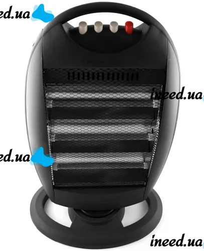 Напольный инфракрасный галогенный обогреватель Domotec MS-5951 1200W 3 режима мощности, настольный кварцевый электрообогреватель от сети 1200 Вт