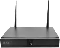 Комплект беспроводного видеонаблюдения видеорегистратор UKC DVR KIT 6678 WiFi набор на 8 уличных камер с датчиком движения для наружного наблюдения